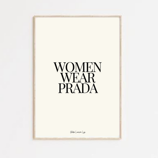 Affiche Women Wear Prada