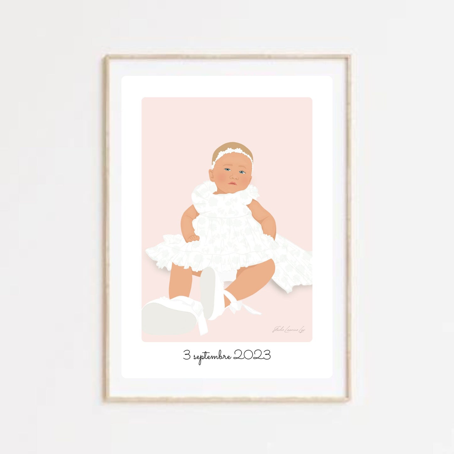 Affiche de naissance personnalisée bébé