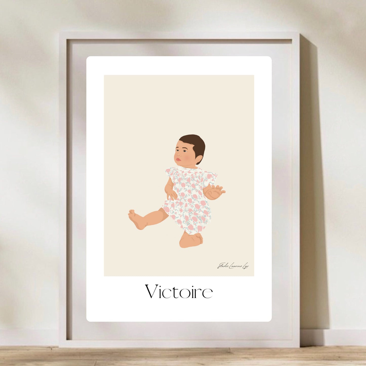 Affiche de naissance personnalisée bébé